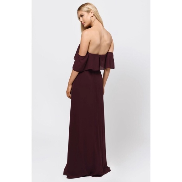 Tobi “All Yours” Strapless Leg Slit Maxi Dress - Picture 4 of 9
